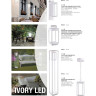 Светильник NOVOTECH IVORY LED 10W уличный подвесной NV-358122